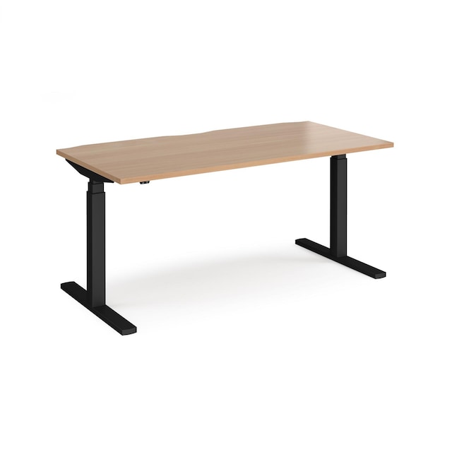 Elev8 Touch straight sit-stand desk 1600MM Beech Delivery Only EX NI 1