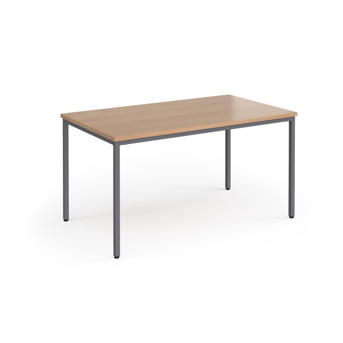 Flexi 25 rectangular table 1400MM Beech Delivery Only EX NI 1