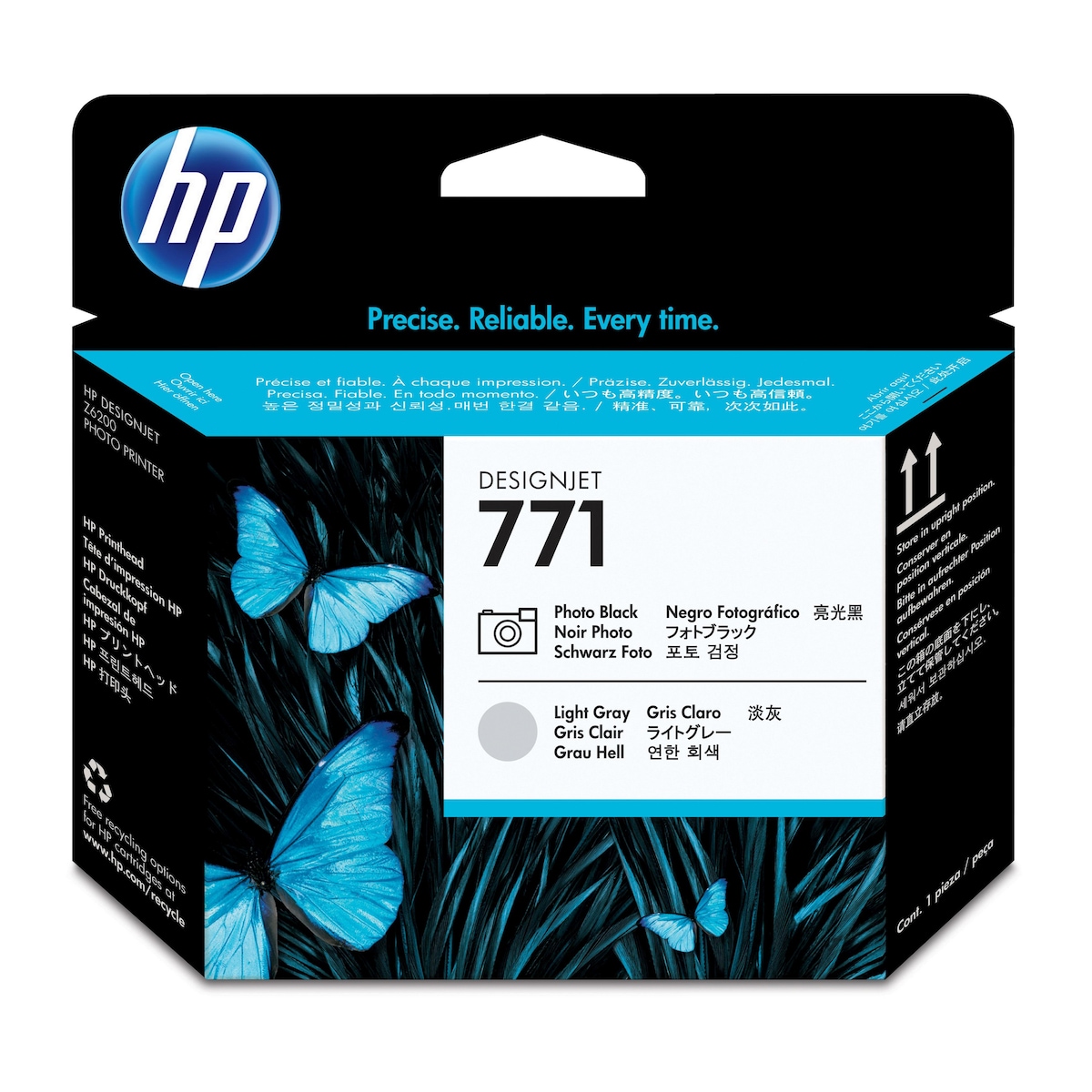 HP 771 Photo Black/Light Gray DesignJet Printhead 1