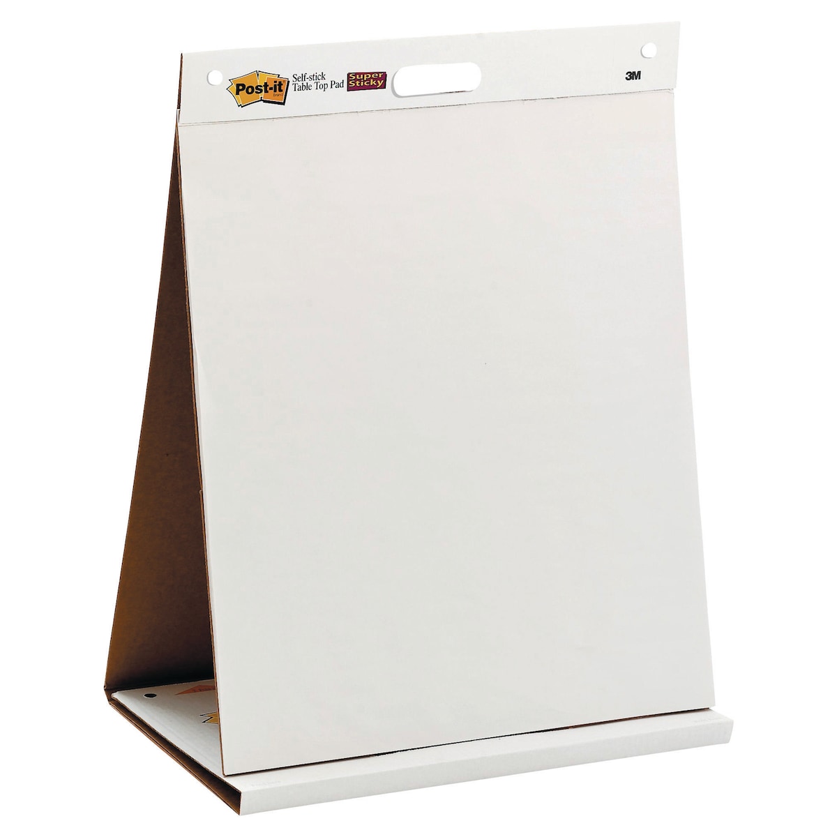3M Post-It 563 Plain White Table Top Easel 584mm X 508mm 20 Sheets 1