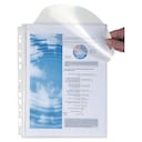 Exacompta Expanding Punch Pockets A4 - Clear, Pack of 10 1