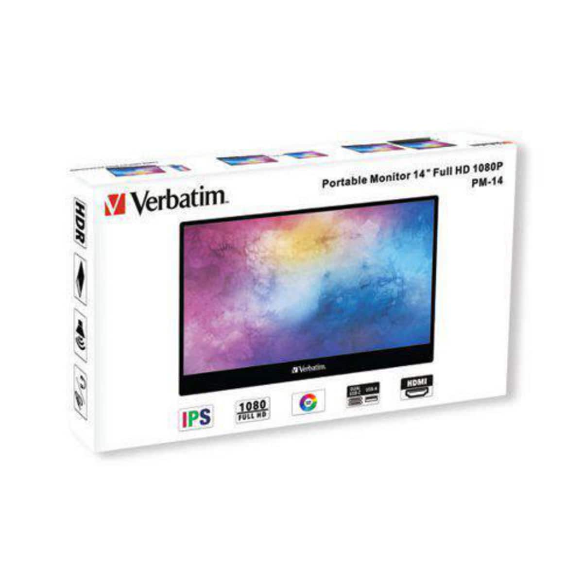 Verbatim Portable Monitor 14" Full HD 1080p 1