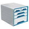 Light blue-White