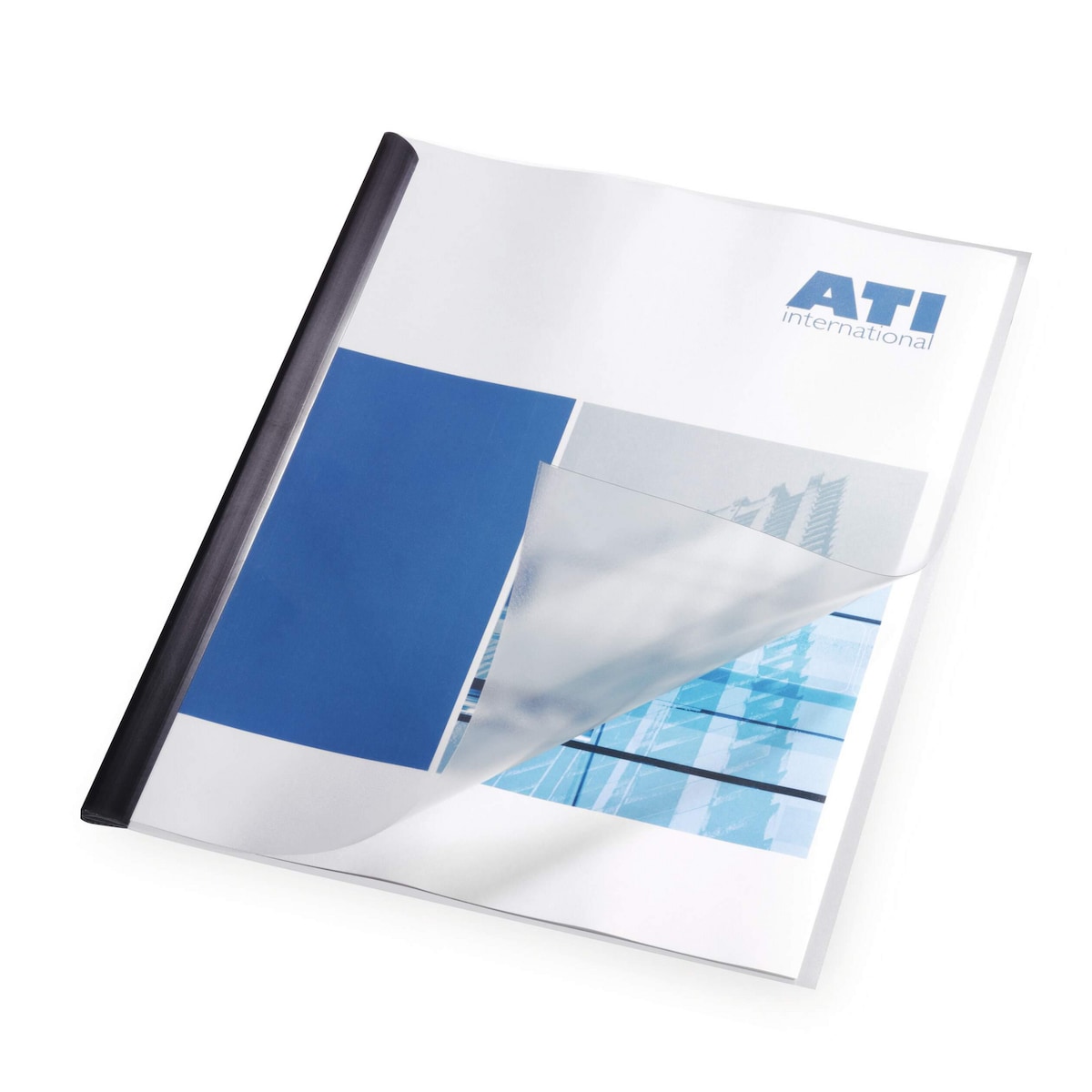 Durable Premium Clear PP Report Covers - A4 Transparent, Pack of 10 1
