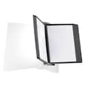 Durable SHERPA Style Wall Display Panel System - 10 Panels - A4 Black 1