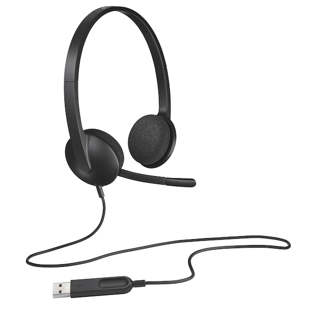Logitech H340 USB Computer Headset 1