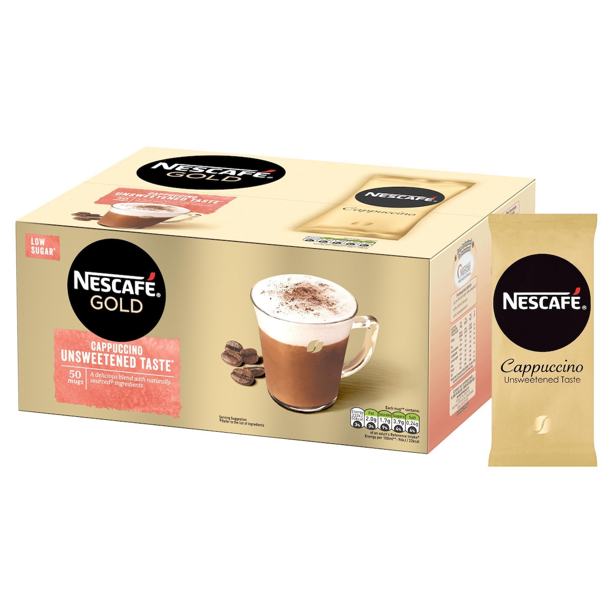 Nescafé Gold Cappuccino Sachets -  Box of 50 1