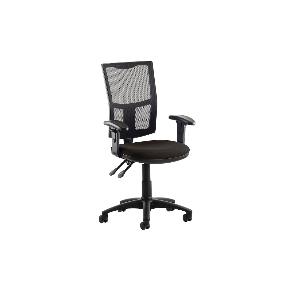 Origin High Back Mesh Chair w/Arms Black 1