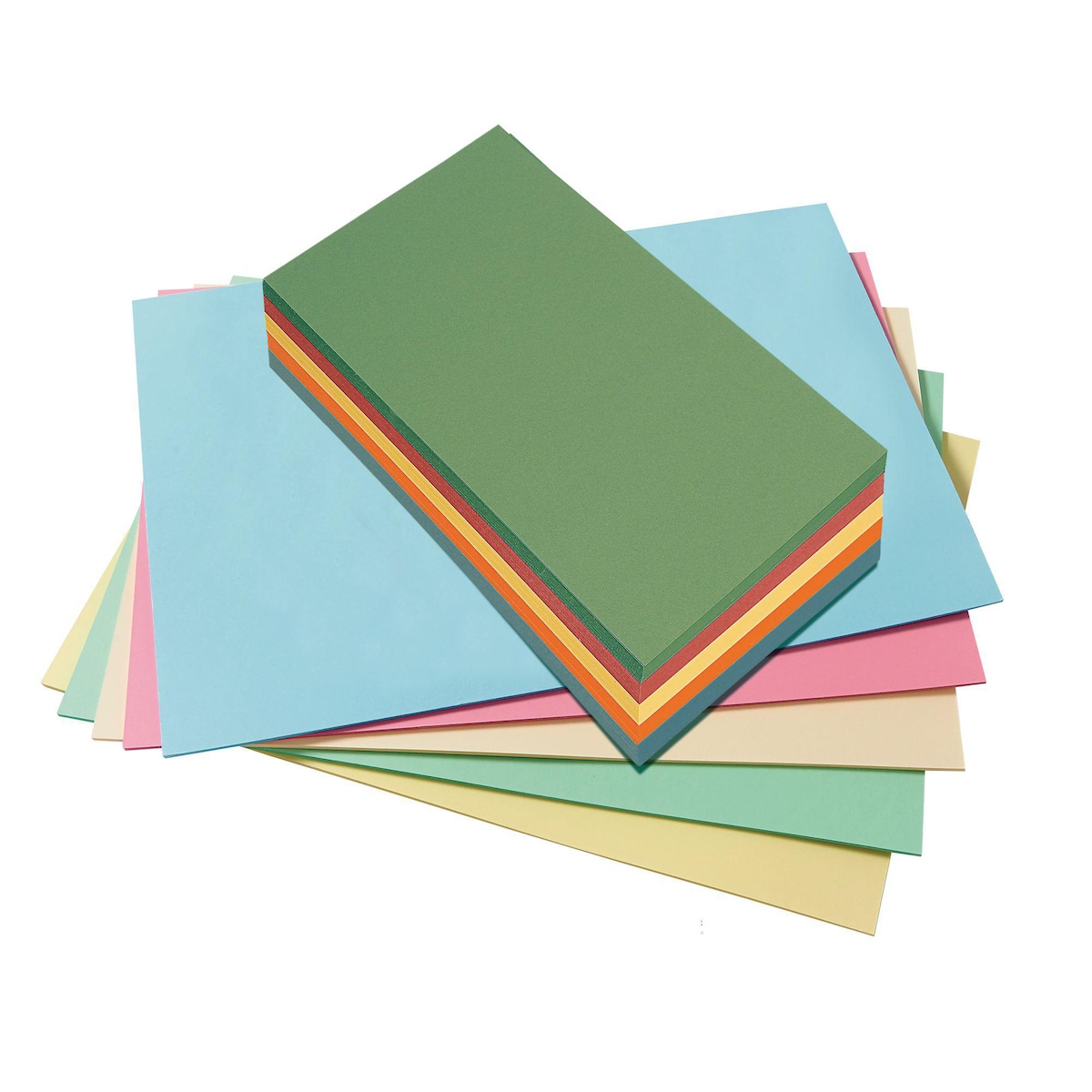 Pastel Card Assortment 225gsm/280mic A3 (50 sheets) 5 Colours 1