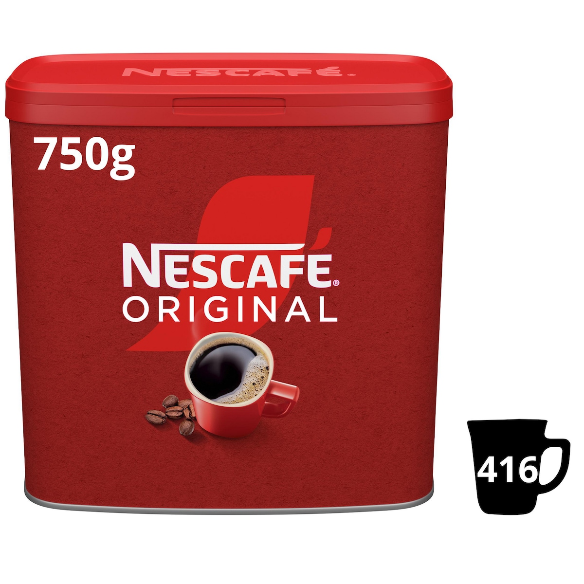 Nescafé Original Instant Coffee Granules Tin 750G 1