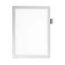 Durable DURAFRAME Note Magnetic Document Frame + Pen Holder - A4 Silver 1