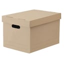 Lyreco Storage Box 284x383x252mm Brown - Pack Of 10 1