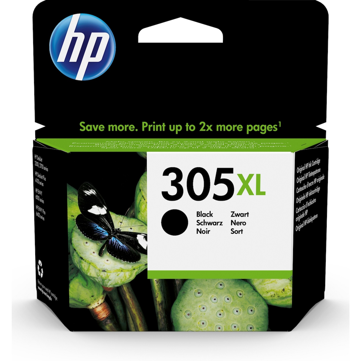 HP 305XL High Yield Black Original Ink Cartridge 1