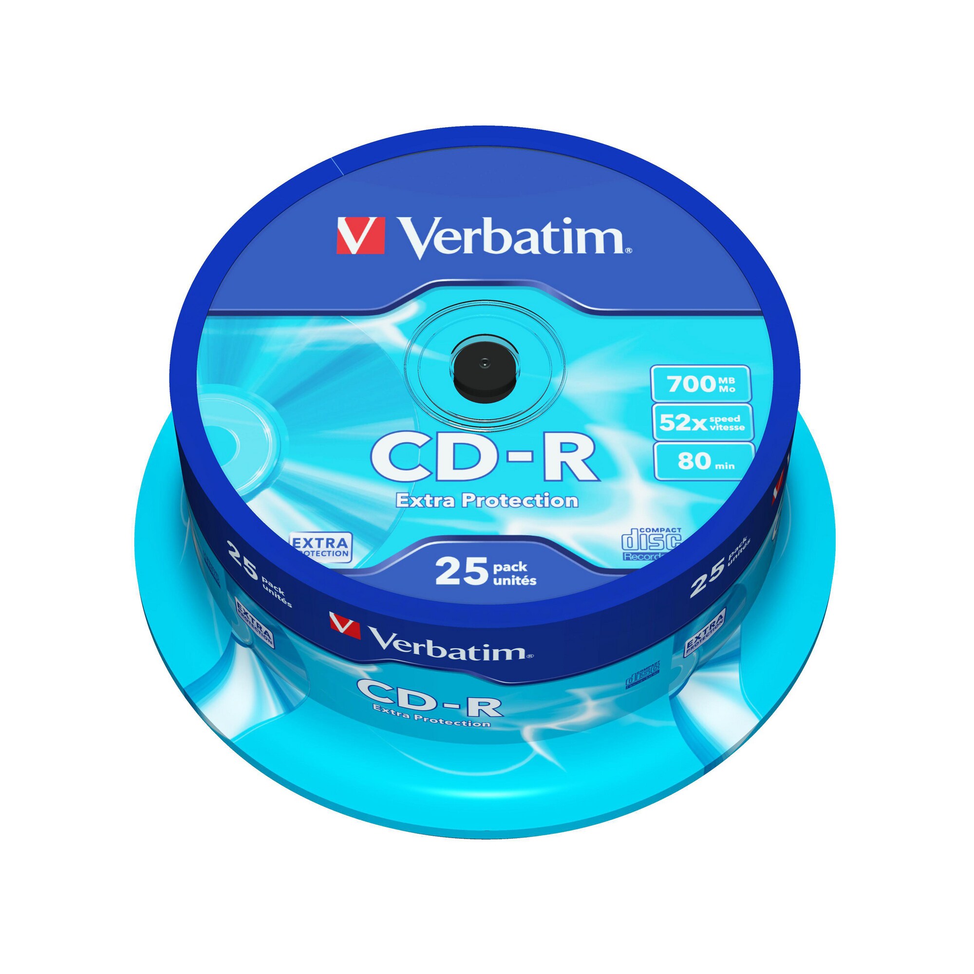 Verbatim 43432 700MB 52x Extra Protection CD-R... | Lyreco