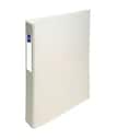 Lyreco A4 Polypropylene Ring Binder, 4 Rings, 25mm Spine, White 1