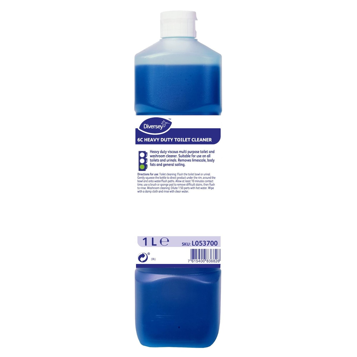 Diversey 6C Heavy Duty Toilet Cleaner 1L 1
