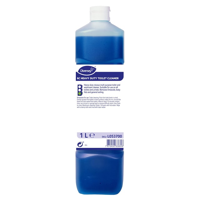 Diversey 6C Heavy Duty Toilet Cleaner 1L 1