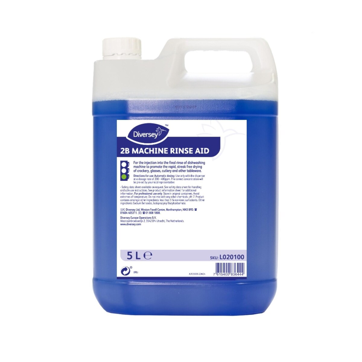 Diversey 2B Machine Rinse Aid 5L 1