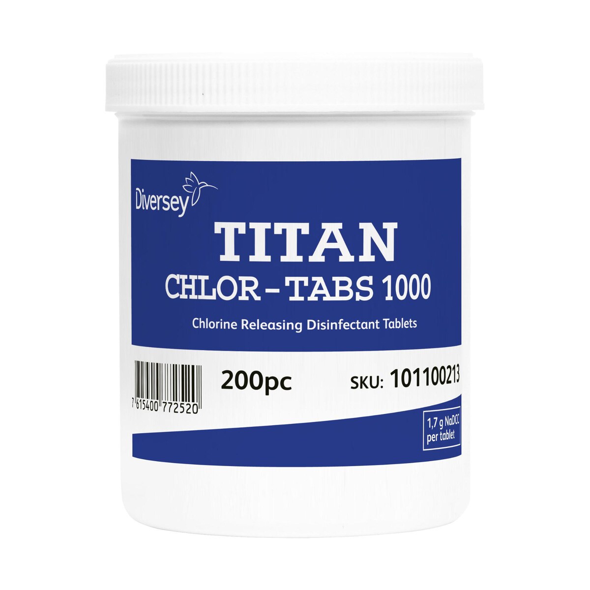 Titan Chlorine Tablets 1000 - Pack of 200 1
