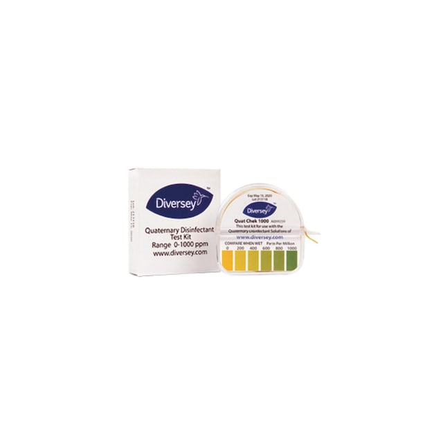 Diversey Quat Chek Test Kit 0–1000ppm 1