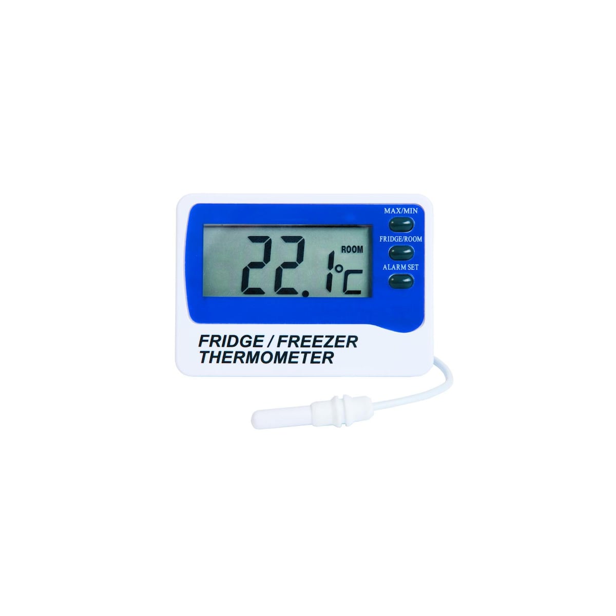 ETI Fridge/Freezer Thermometer w/ Remote Sensor + Optional Calibration 1