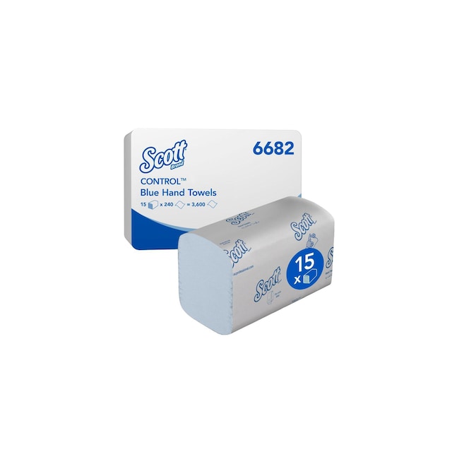 Scott Control Hand Towels 6682 Blue -Pack of 15 x 240 1
