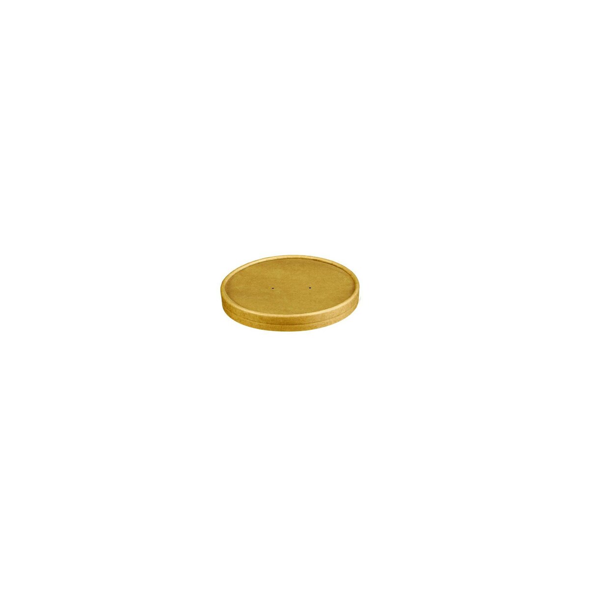 Kraft PLA Lined Board Lids (500ml & up) - Pack of 300 1