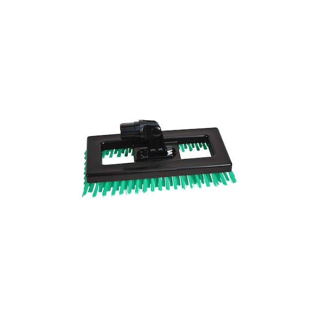SYR SWIVEL DECK BRUSH W/ BRISTLES BLK/GRN 1