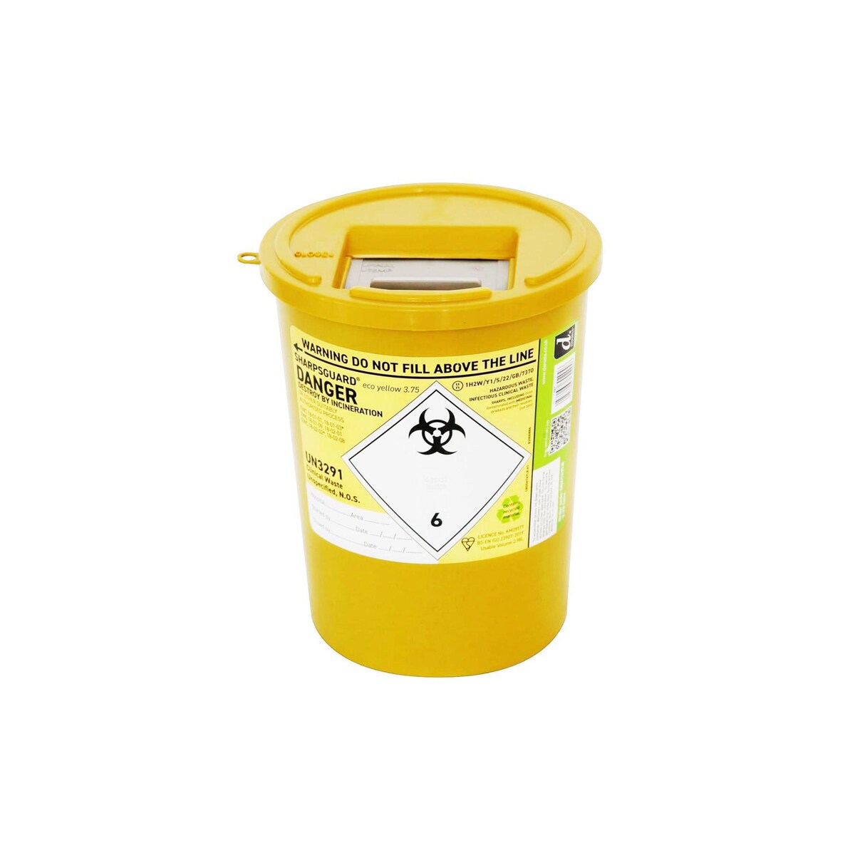 Medical Sharps Bin 3.75 Litre 1
