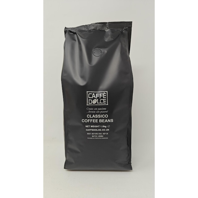 Dolce Classico Coffee Beans 1kg Traditional Italian Blend - Pack of 6 1