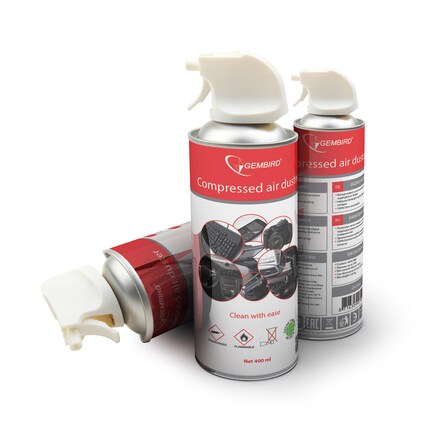 Gembird Druckluftreiniger, 400 ml, entflammbar