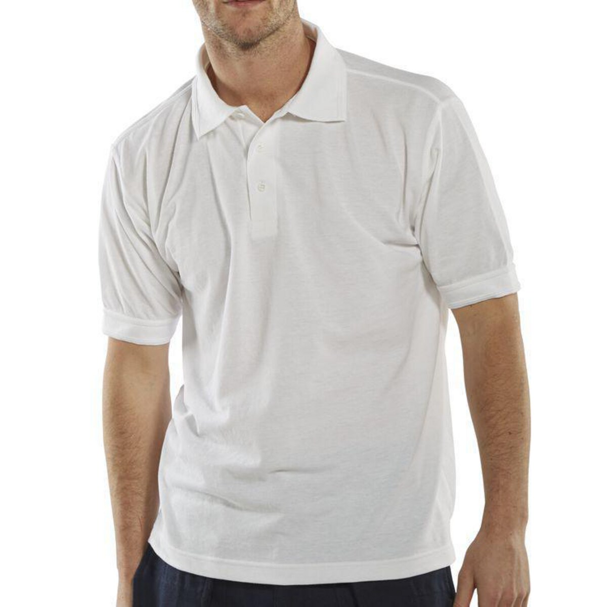 CLICK POLO SHIRT WHITE 2XL 1