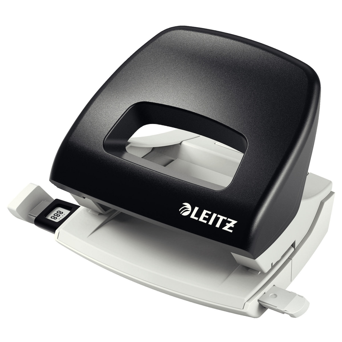 Leitz NeXXt Series 5038 Small 16 Sheet 2 Hole Punch Black 1