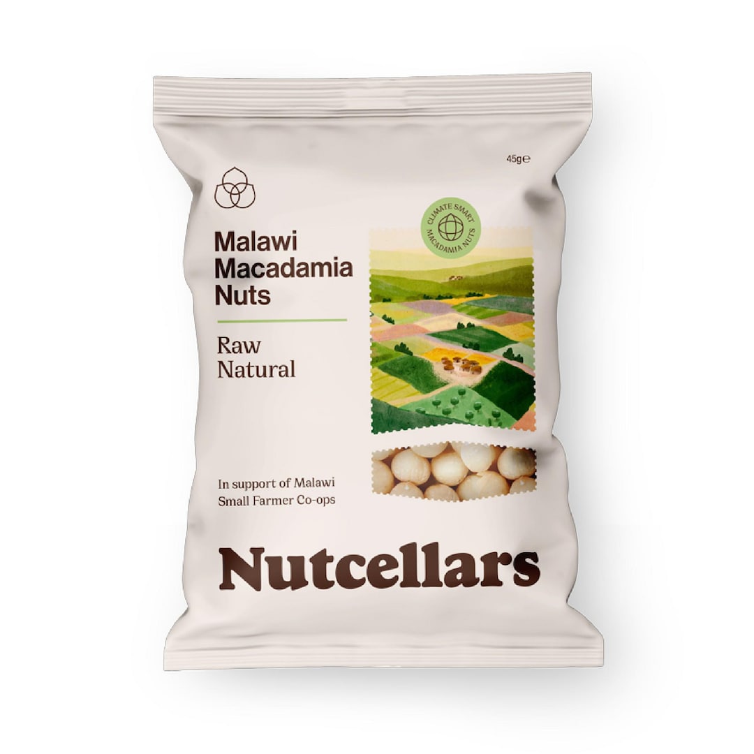Raw Natural Macadamia Nuts 45g Pack of 16