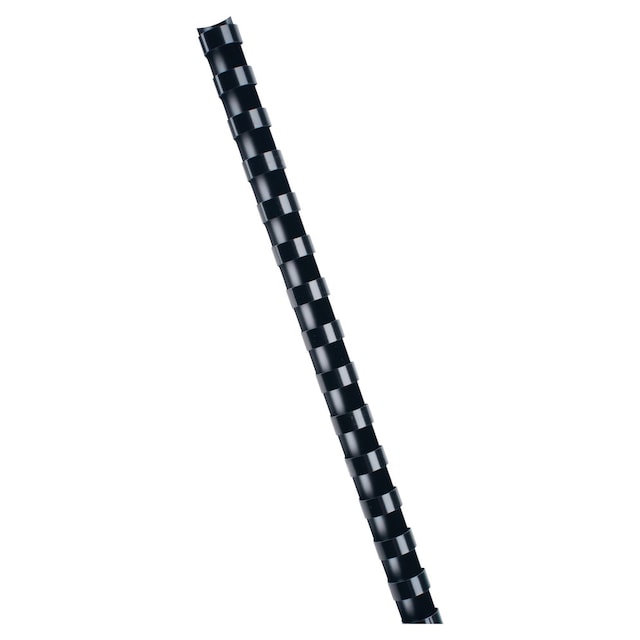 Lyreco Black A4 21-Ring Plastic Combs 12mm - 80 Sheet Capacity - Box of 100 1