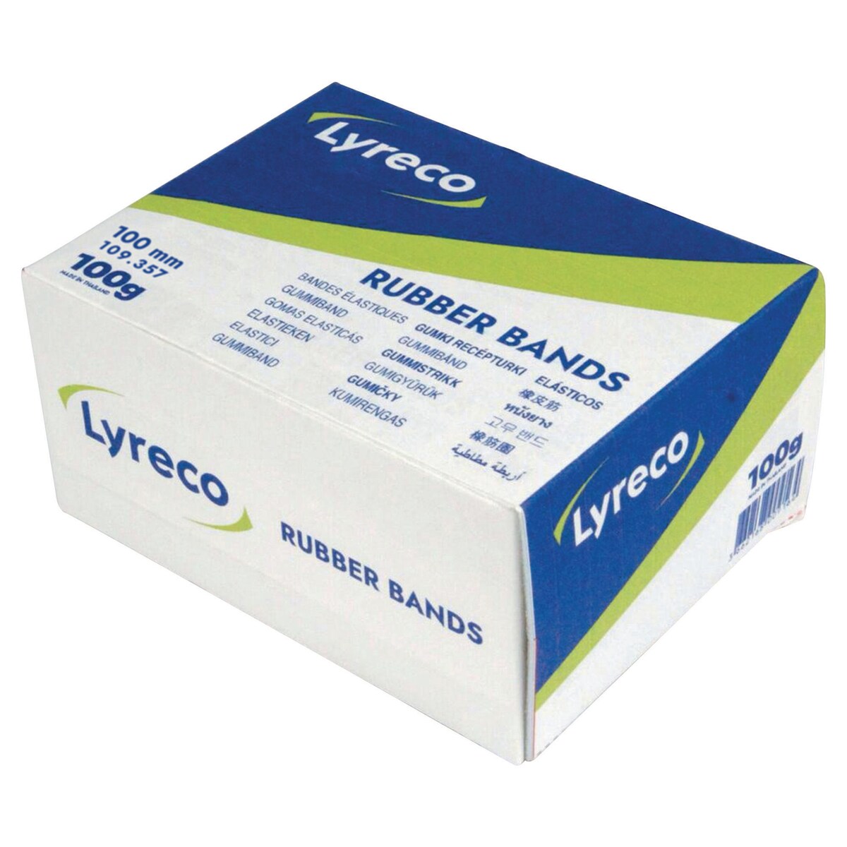 Lyreco Rubber Bands 100mm x 2mm - 100g 1