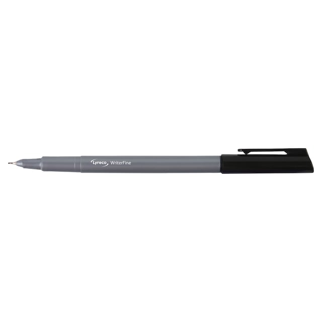 Lyreco Fineliner Pen Black - Pack Of 12 1