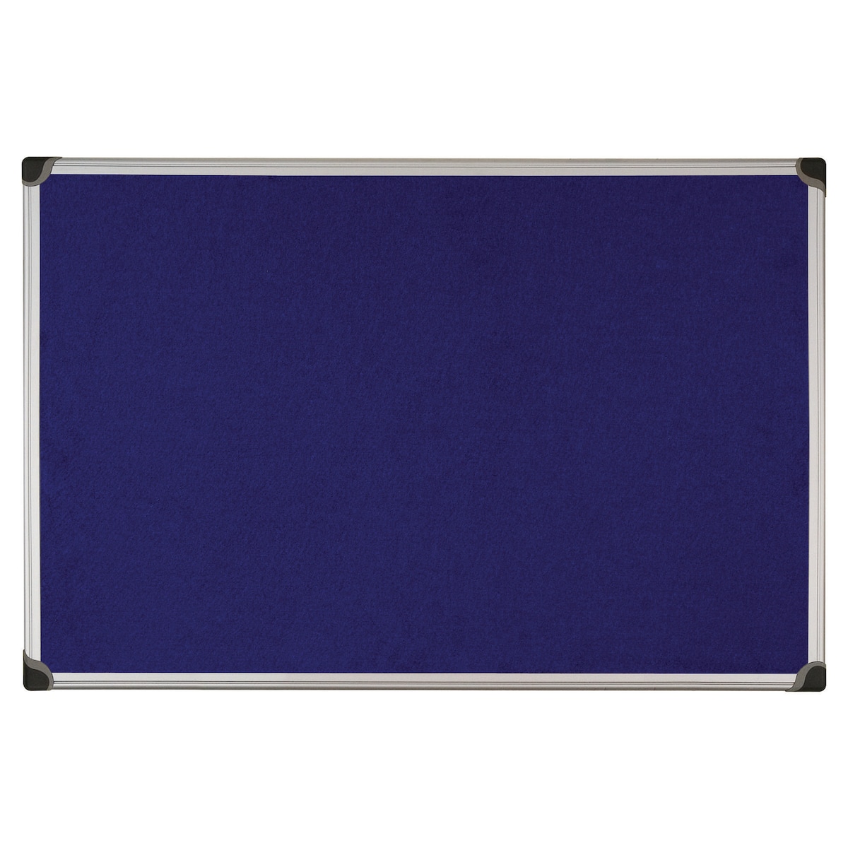 Aluminium Framed Fabric Notice Board 600mm X 900mm - Blue 1