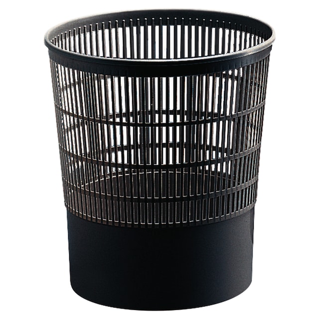 Cep Black Plastic Waste Bin - 16 Litre Capacity 1