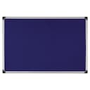 Aluminium Framed Fabric Notice Board 900mm X 1200mm - Blue 1