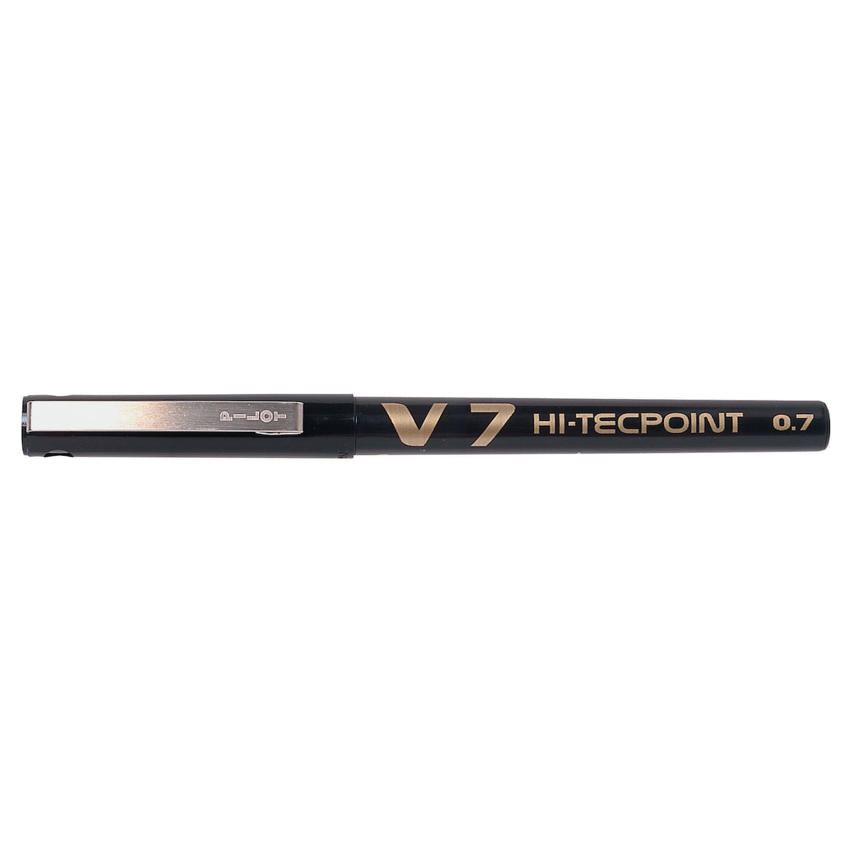 Pilot Hi-Tecpoint V7 Roller Ball Black Pens 0.7mm Line Width - Box of 12 1