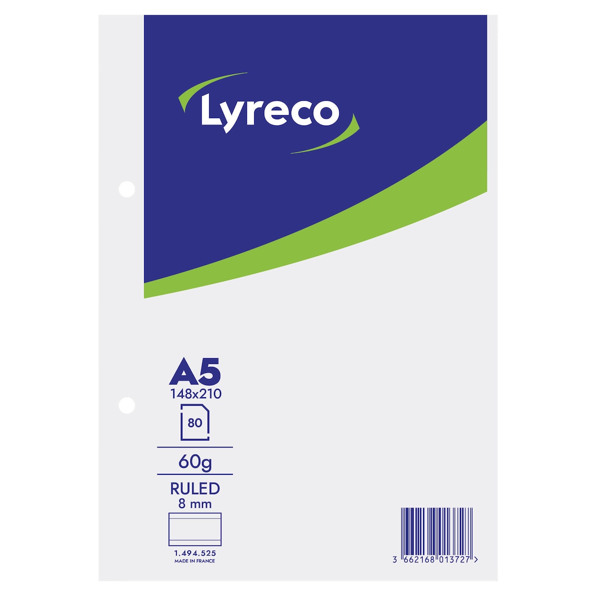 Lyreco Refill Pads A5 Ruled - Pack Of 10 1