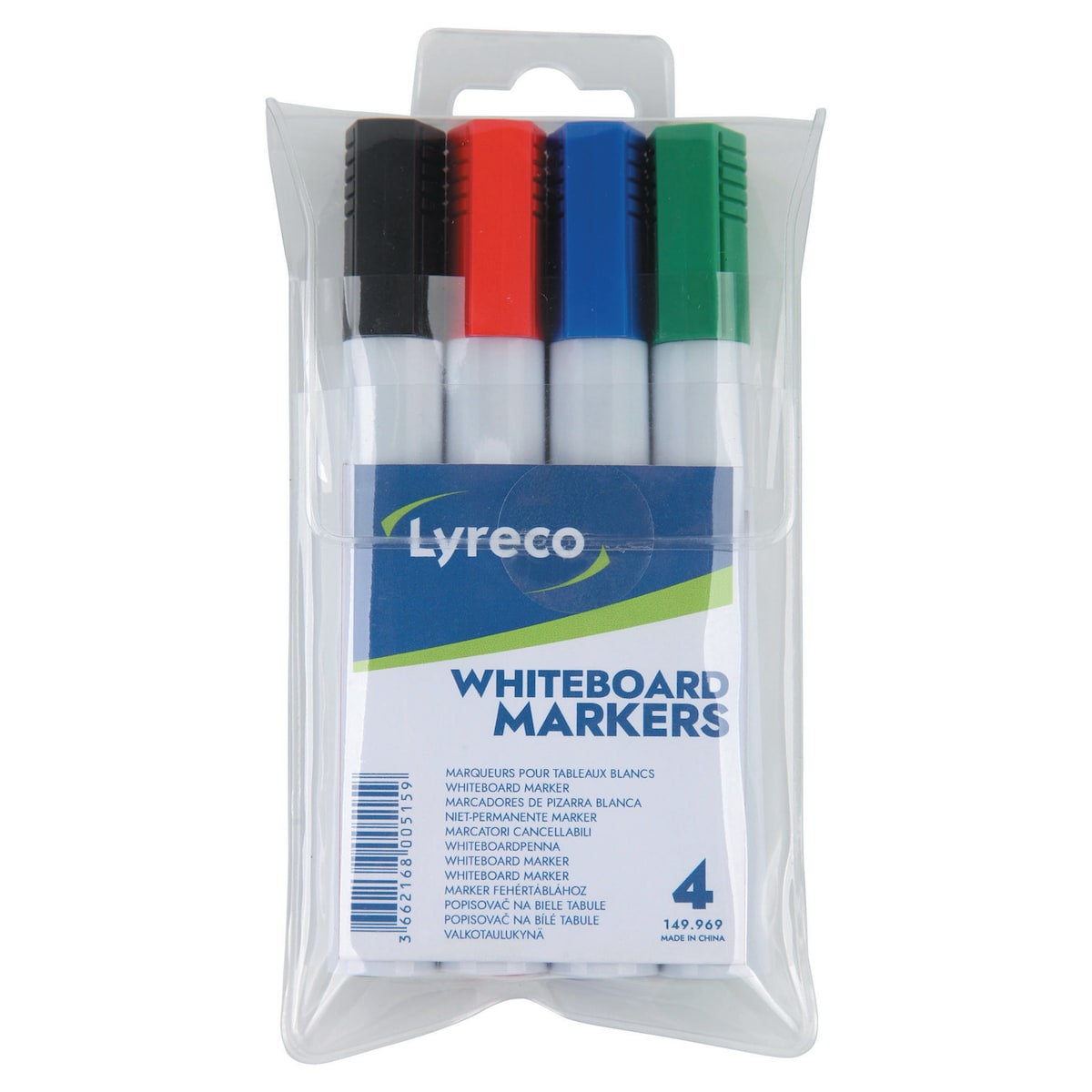 Lyreco Whiteboard Markers Bullet Asst - Pack Of 4 1