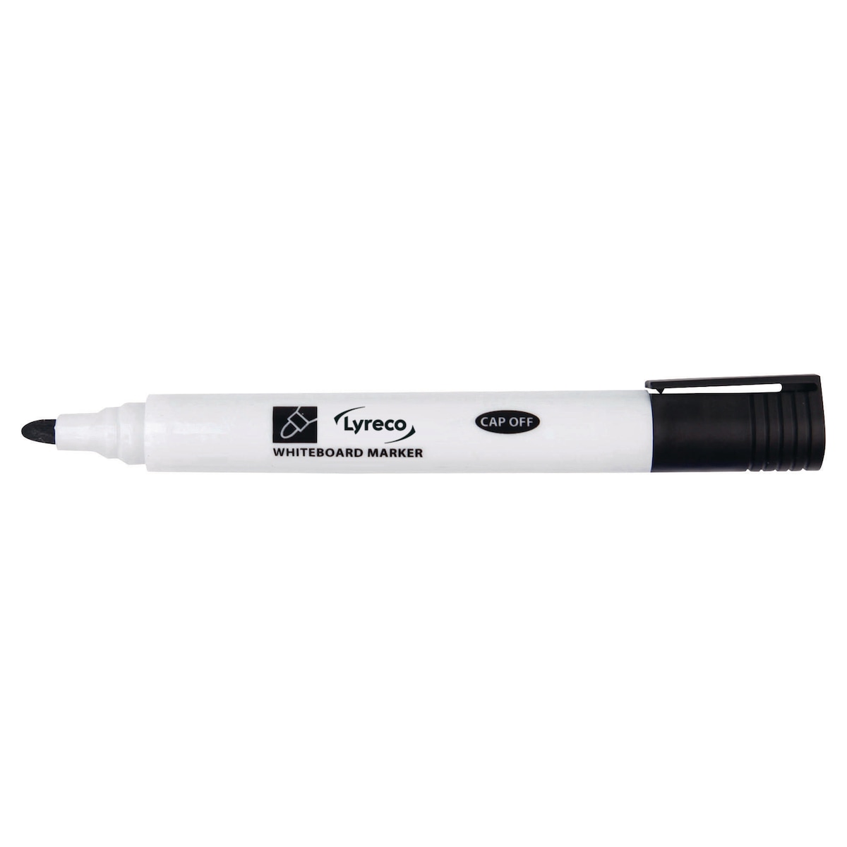 Lyreco Whiteboard Markers Bullet Black - Pack Of 10 1