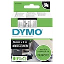 DYMO Authentic D1 Labels - Black Print on White Tape, 9 mm x 7 m 1
