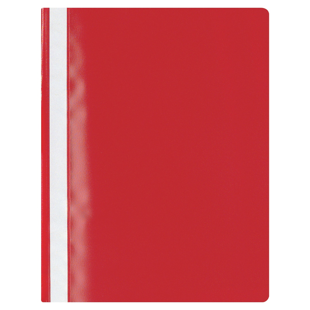 Red Project File Sleeve Lyreco Budget Red A4 Project Files 25 Sheet... | Lyreco