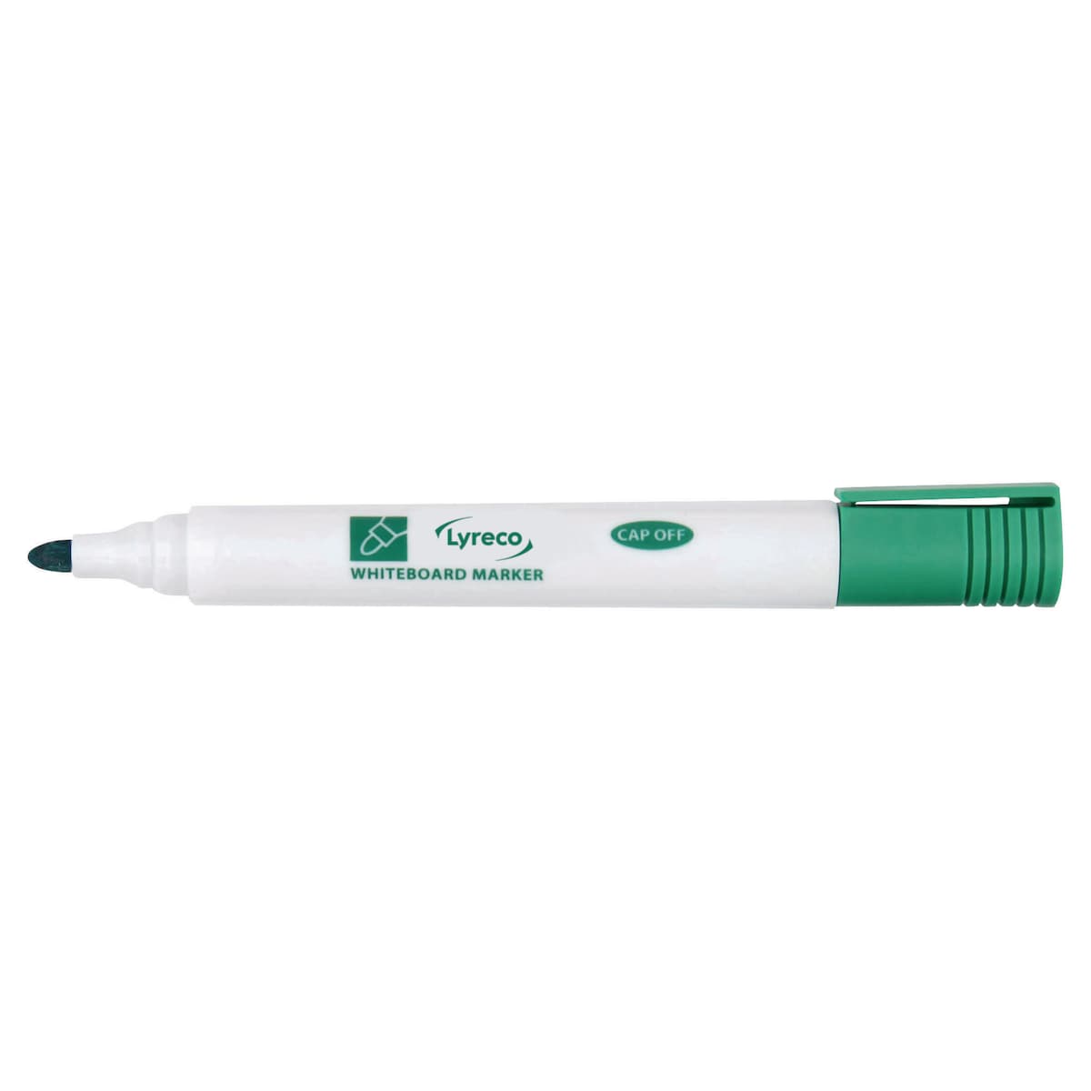 Lyreco Whiteboard Markers Bullet Green - Pack Of 10 1