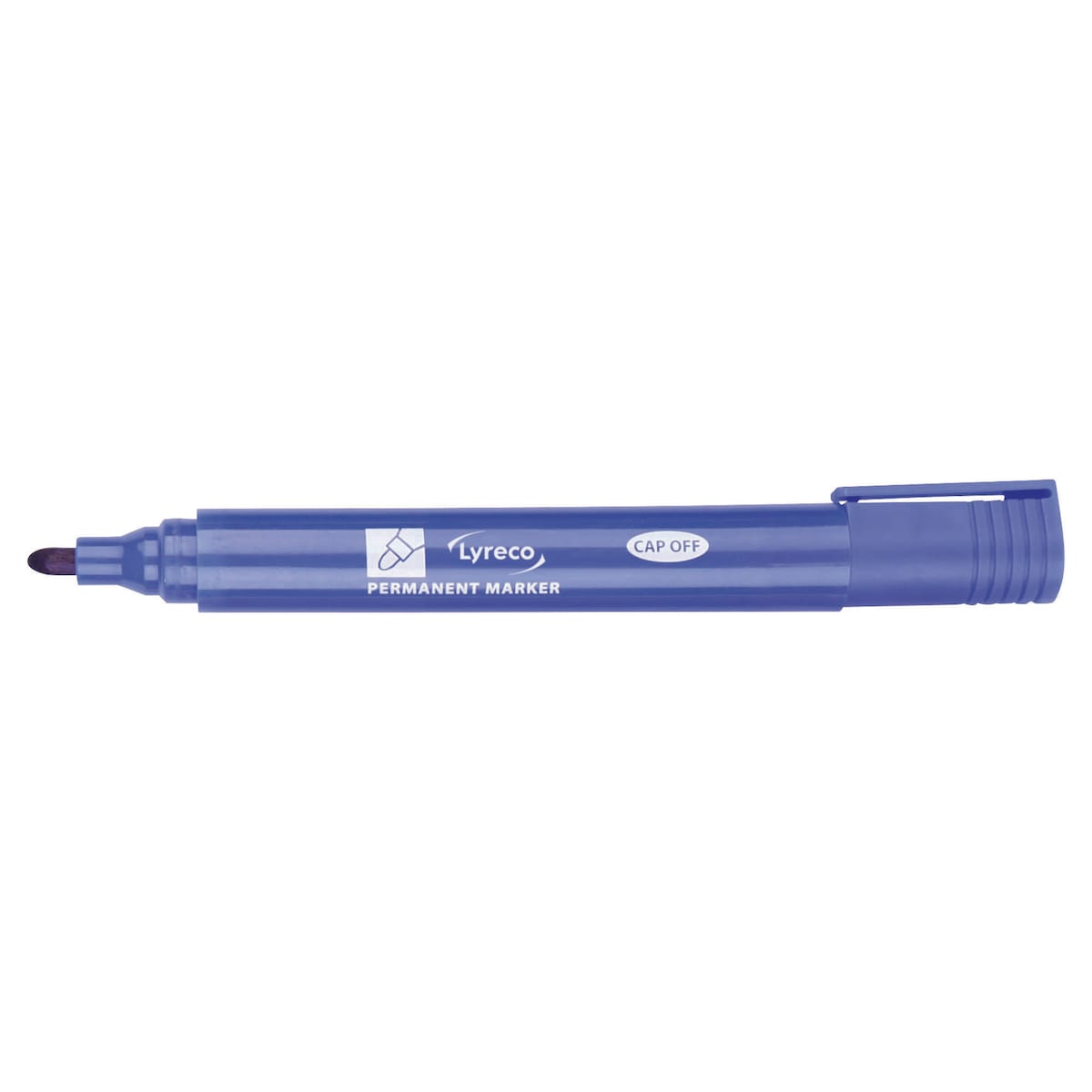 Lyreco Permanent Markers Bullet Blue - Pack Of 10 1