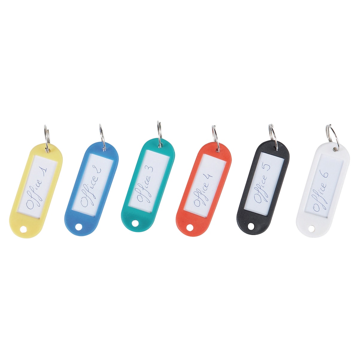 Plastic Key Identification Hangers Asst - Pack Of 20 1