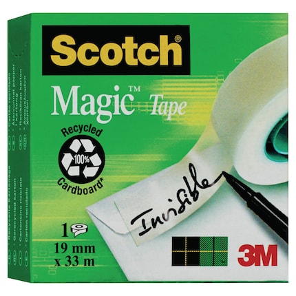 Nastro Adesivo Trasparente Scotch Magic 810 - 19mm X 33m, Per Ufficio E Imballaggi - Foto 8